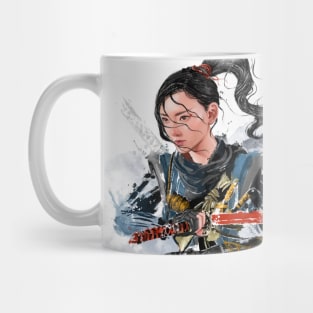 Girl of Tsushima(no mask) by Haze Long Mug